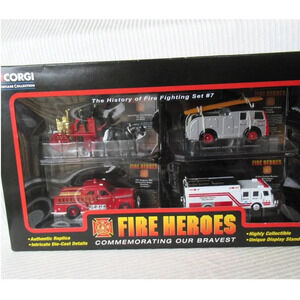 CORGI Showcase Collection Fire Heroes Engines Trucks Die Cast History CSFH05004